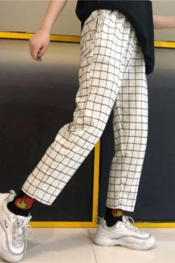 Y2K Grunge Plaid Pants - Retro 90S Summer Outfit, Y2K Fashion, Gothic Y2K, Y2K Club