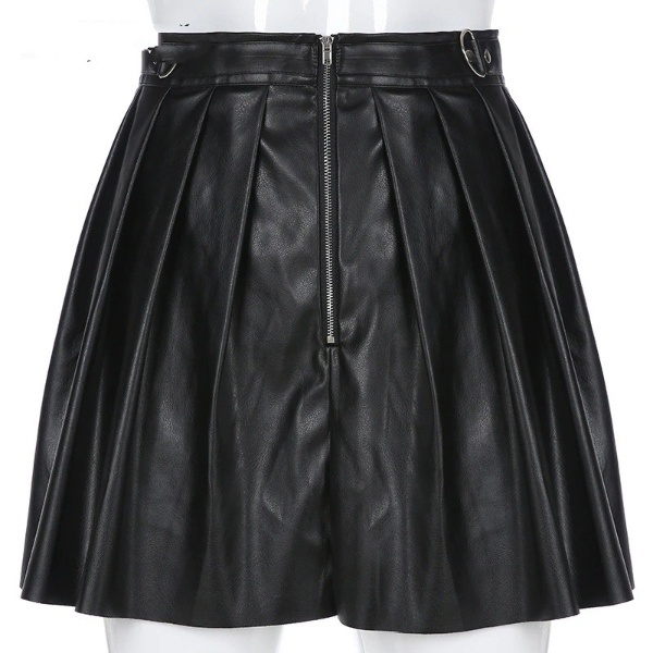 Y2K Grunge Pleated Metal Ring Skirt - 90S Fashion, Retro Style, Gothic Y2K, Summer Outfit Y2K Grunge Pleated Metal Ring Skirt - 90S Fashion, Retro Style, Gothic Y2K, Summer Outfit
