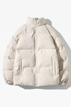 Y2K Grunge Puffer Jacket - Retro 90S Fashion, Summer Outfits, And Pastel Goth Style