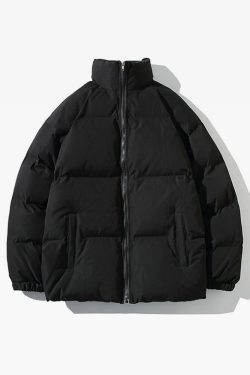 Y2K Grunge Puffer Jacket - Retro 90S Fashion, Summer Outfits, And Pastel Goth Style