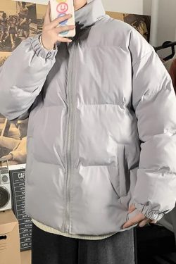 Y2K Grunge Puffer Jacket - Retro 90S Fashion, Summer Outfits, And Pastel Goth Style