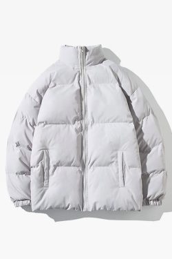 Y2K Grunge Puffer Jacket - Retro 90S Fashion, Summer Outfits, And Pastel Goth Style