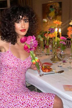 Y2K Grunge Rose Midi Dress - 90S Fashion, Summer Outfits, Retro Style, Y2K Party Look