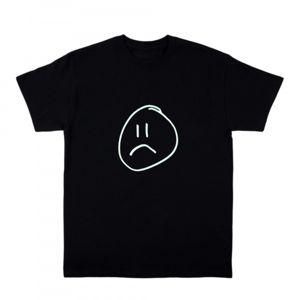 Y2K Grunge Sad Smiley Face Shirt - Retro 90S Summer Outfit, Pastel Goth, Y2K Popstar Style