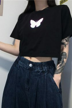 Y2K Grunge Short T-Shirt - 90S Fashion, Y2K Summer Outfits, Retro Style, Y2K Club & Party