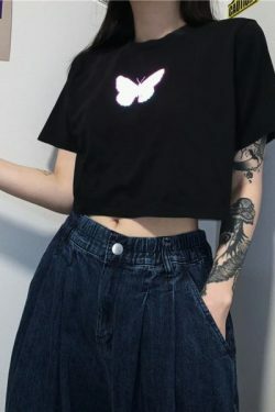 Y2K Grunge Short T-Shirt - 90S Fashion, Y2K Summer Outfits, Retro Style, Y2K Club & Party