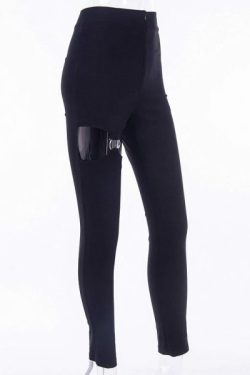 Y2K Grunge Skinny Gothic Pants - Retro 90S Fashion, Summer Outfits, And Club Party Looks