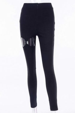 Y2K Grunge Skinny Gothic Pants - Retro 90S Fashion, Summer Outfits, And Club Party Looks