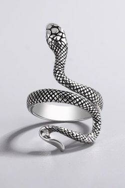 Y2K Grunge Snake Ring - Retro 90S Fashion, Gothic Y2K, Pastel Goth, Y2K Party Outfit Access