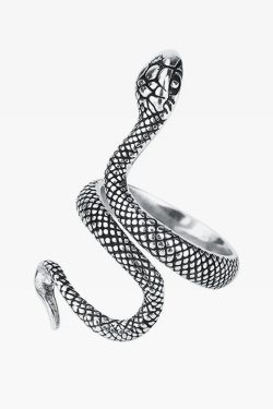 Y2K Grunge Snake Ring - Retro 90S Fashion, Gothic Y2K, Pastel Goth, Y2K Party Outfit Access