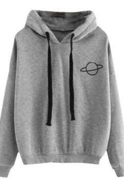 Y2K Grunge Space Logo Hoodie - Retro 90S Fashion, Summer Outfits, And Pastel Goth Style