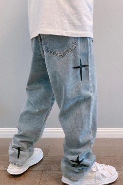 Y2K Grunge Sparkle Jeans - Retro 90S Fashion, Summer Outfits, And Party Looks