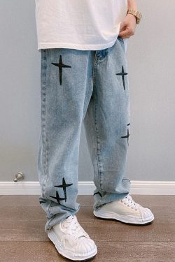 Y2K Grunge Sparkle Jeans - Retro 90S Fashion, Summer Outfits, And Party Looks