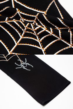 Y2K Grunge Spider Web Jeans - 90S Fashion, Retro Style, Gothic Y2K, Summer Y2K Outfits