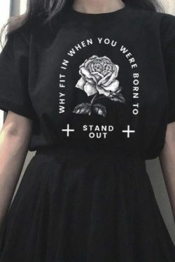 Y2K Grunge Stand Out T-Shirt - Retro 90S Fashion, Summer Outfits, And Popstar Vibes