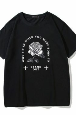 Y2K Grunge Stand Out T-Shirt - Retro 90S Fashion, Summer Outfits, And Popstar Vibes