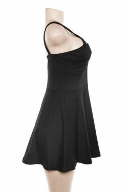 Y2K Grunge Strap Gothic Dress - Retro 90S Summer Outfit, Pastel Goth, Y2K Party & Club Fashion