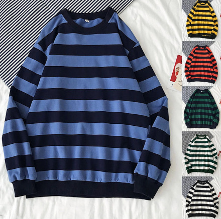 Y2K Grunge Striped Long Sleeve Shirt - Retro 90S Fashion, Summer Y2K Outfits, Pastel Goth Style Y2K Grunge Striped Long Sleeve Shirt - Retro 90S Fashion, Summer Y2K Outfits, Pastel Goth Style