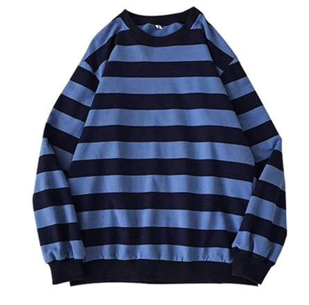 Y2K Grunge Striped Long Sleeve Shirt - Retro 90S Fashion, Summer Y2K Outfits, Pastel Goth Style Y2K Grunge Striped Long Sleeve Shirt - Retro 90S Fashion, Summer Y2K Outfits, Pastel Goth Style