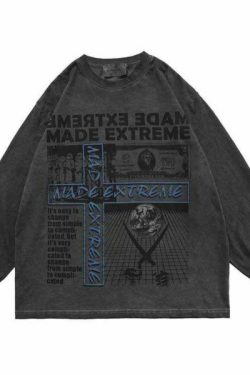 Y2K Grunge Summer Sweatshirt - Retro 90S Fashion, Pastel Goth, Y2K Club & Party Outfits