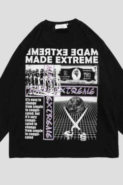 Y2K Grunge Summer Sweatshirt - Retro 90S Fashion, Pastel Goth, Y2K Club & Party Outfits