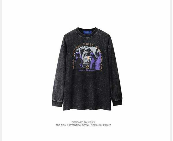 Y2K Grunge Summer Sweatshirt - Retro 90S Fashion, Pastel Goth, Y2K Party & Club Outfits Y2K Grunge Summer Sweatshirt - Retro 90S Fashion, Pastel Goth, Y2K Party & Club Outfits