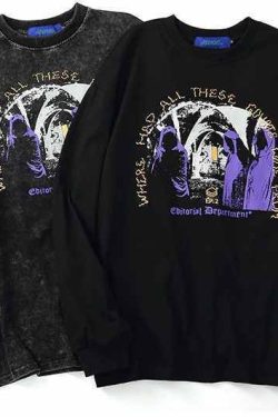 Y2K Grunge Summer Sweatshirt - Retro 90S Fashion, Pastel Goth, Y2K Party & Club Outfits