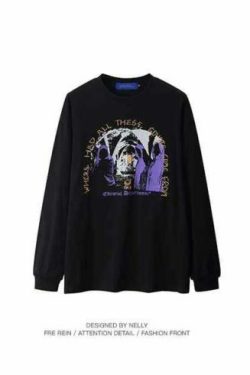 Y2K Grunge Summer Sweatshirt - Retro 90S Fashion, Pastel Goth, Y2K Party & Club Outfits