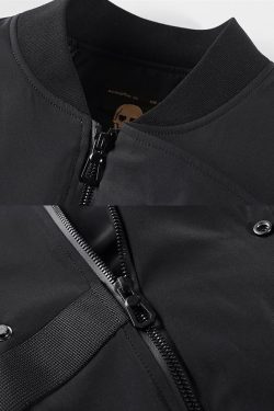 Y2K Grunge Techwear Bomber Jacket - 90S Retro Summer Outfit, Gothic Y2K Fashion