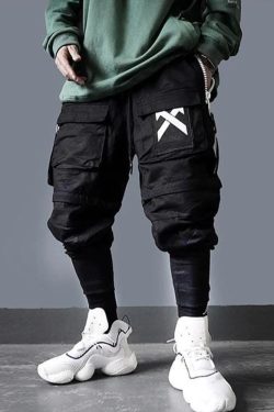 Y2K Grunge Techwear Pants - 90S Retro Fashion, Gothic Y2K, Summer Outfits, Y2K Club Style
