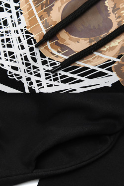 Y2K Grunge Teddy Bear Hoodie - Retro 90S Fashion, Summer Y2K Outfits, Pastel Goth Style