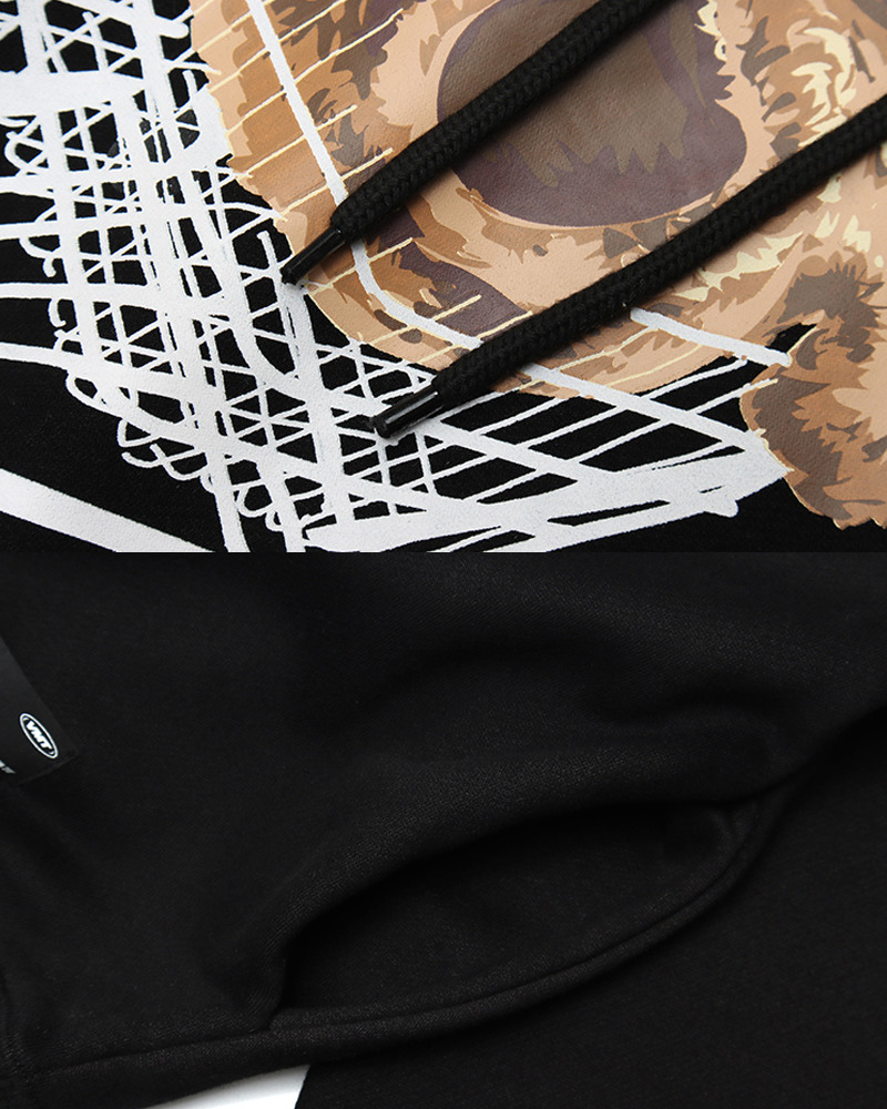 Y2K Grunge Teddy Bear Hoodie - Retro 90S Fashion, Summer Y2K Outfits, Pastel Goth Style Y2K Grunge Teddy Bear Hoodie - Retro 90S Fashion, Summer Y2K Outfits, Pastel Goth Style