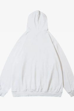 Y2K Grunge Teeth Hoodie - Retro 90S Fashion, Summer Y2K Outfits, Gothic Y2K Style