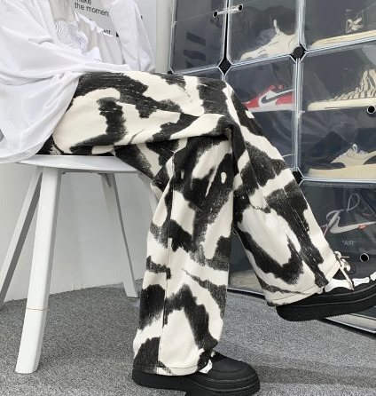 Y2K Grunge Tie Dye Baggy Jeans - Retro 90S Fashion, Summer Y2K Outfits, Gothic Y2K Style