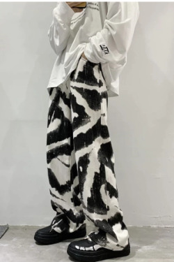 Y2K Grunge Tie Dye Baggy Jeans - Retro 90S Fashion, Summer Y2K Outfits, Gothic Y2K Style