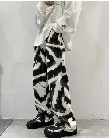 Y2K Grunge Tie Dye Baggy Jeans - Retro 90S Fashion, Summer Y2K Outfits, Gothic Y2K Style