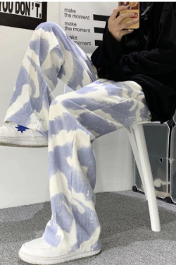 Y2K Grunge Tie Dye Baggy Jeans - Retro 90S Fashion, Summer Y2K Outfits, Gothic Y2K Style