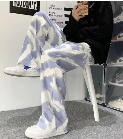 Y2K Grunge Tie Dye Baggy Jeans - Retro 90S Fashion, Summer Y2K Outfits, Gothic Y2K Style