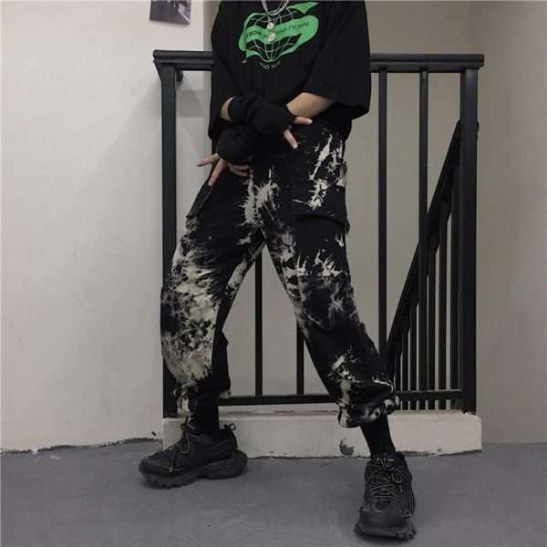 Y2K Grunge Tie Dye Jogger Pants - Retro 90S Fashion, Summer Outfits, And Pastel Goth Style Y2K Grunge Tie Dye Jogger Pants - Retro 90S Fashion, Summer Outfits, And Pastel Goth Style