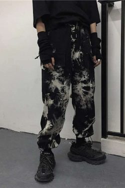 Y2K Grunge Tie Dye Jogger Pants - Retro 90S Fashion, Summer Outfits, And Pastel Goth Style