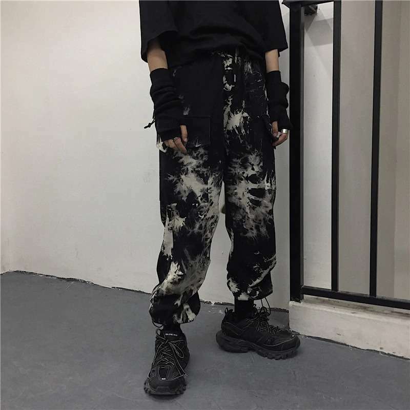 Y2K Grunge Tie Dye Jogger Pants - Retro 90S Fashion, Summer Outfits, And Pastel Goth Style Y2K Grunge Tie Dye Jogger Pants - Retro 90S Fashion, Summer Outfits, And Pastel Goth Style
