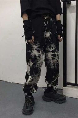 Y2K Grunge Tie Dye Jogger Pants - Retro 90S Fashion, Summer Outfits, And Pastel Goth Style