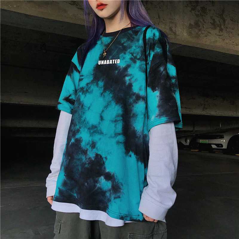 Y2K Grunge Tie Dye T-Shirt - Retro 90S Fashion, Summer Outfits, And Pastel Goth Style Y2K Grunge Tie Dye T-Shirt - Retro 90S Fashion, Summer Outfits, And Pastel Goth Style
