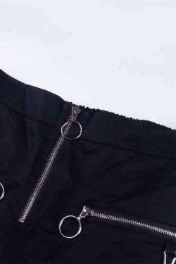 Y2K Grunge Trouser Pants With Chains - 90S Fashion, Retro Style, Gothic Y2K, Y2K Summer Outfits