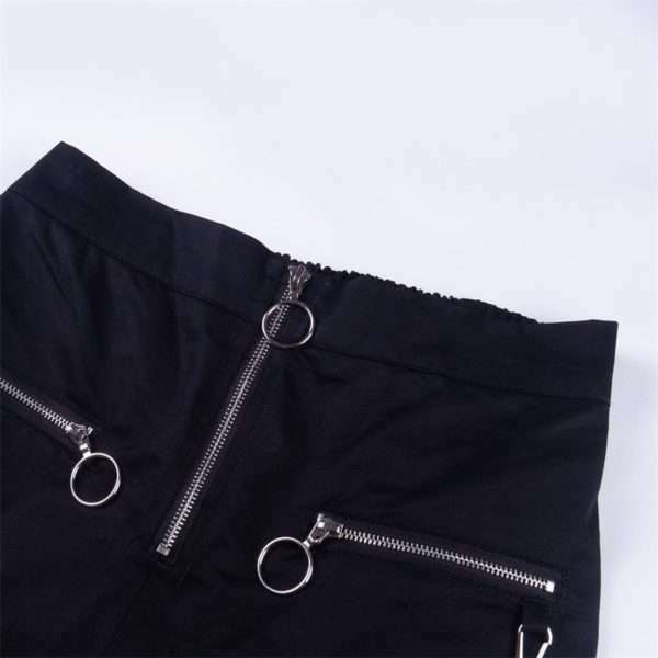 Y2K Grunge Trouser Pants With Chains - 90S Fashion, Retro Style, Gothic Y2K, Y2K Summer Outfits