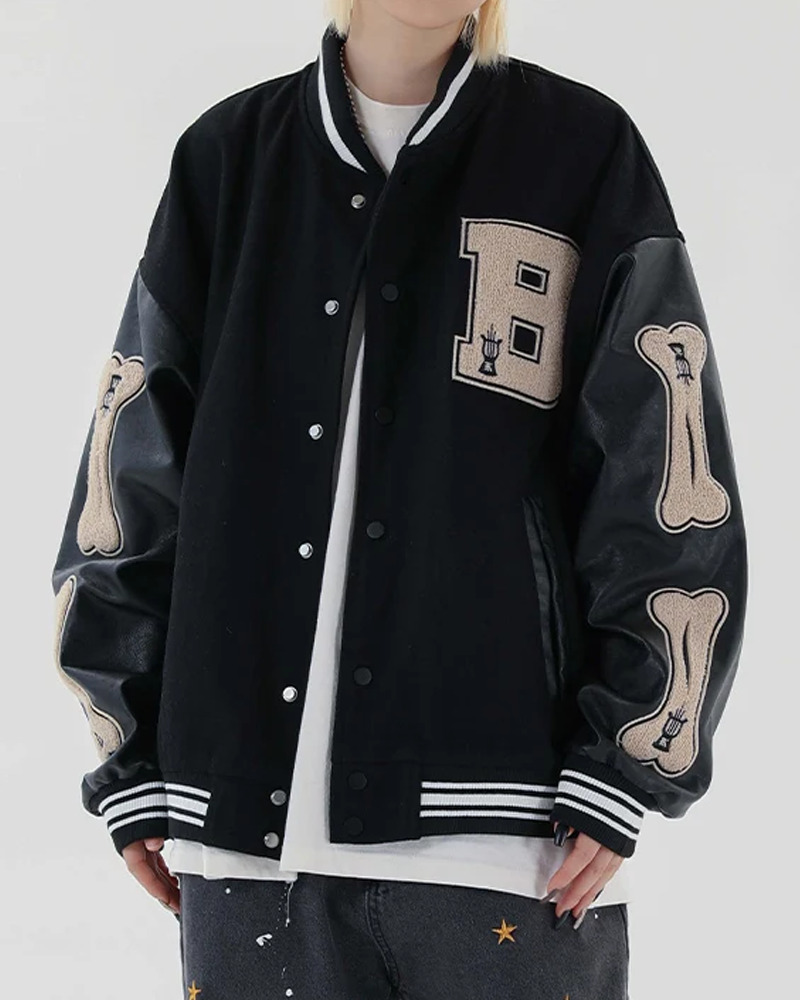Y2K Grunge Varsity Jacket - Retro 90S Fashion, Summer Outfits, And Club Party Style Y2K Grunge Varsity Jacket - Retro 90S Fashion, Summer Outfits, And Club Party Style