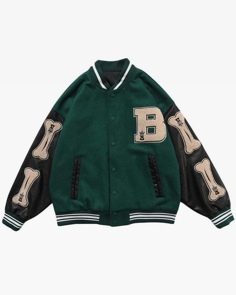 Y2K Grunge Varsity Jacket - Retro 90S Fashion, Summer Outfits, And Club Party Style Y2K Grunge Varsity Jacket - Retro 90S Fashion, Summer Outfits, And Club Party Style