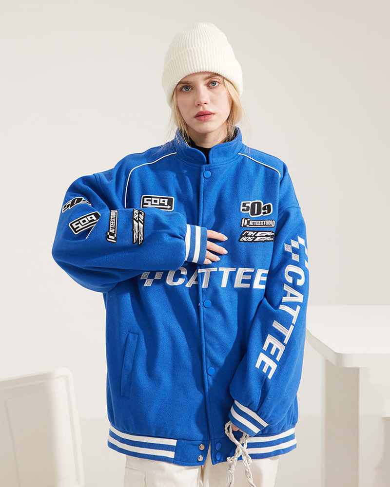 Y2K Grunge Varsity Jacket - Retro 90S Streetwear, Summer Outfits, And Party Fashion Y2K Grunge Varsity Jacket - Retro 90S Streetwear, Summer Outfits, And Party Fashion