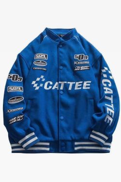 Y2K Grunge Varsity Jacket - Retro 90S Streetwear, Summer Outfits, And Party Fashion