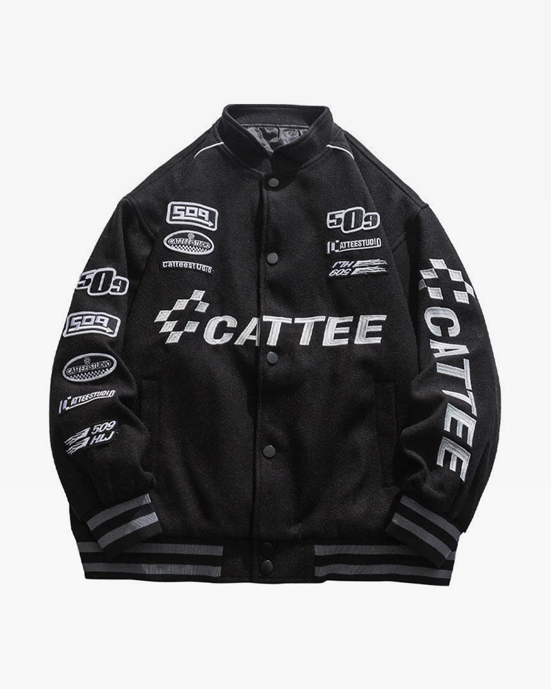 Y2K Grunge Varsity Jacket - Retro 90S Streetwear, Summer Outfits, And Party Fashion Y2K Grunge Varsity Jacket - Retro 90S Streetwear, Summer Outfits, And Party Fashion